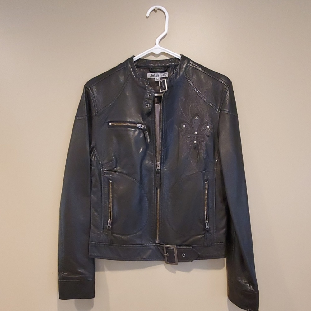 Faux Leather Jacket